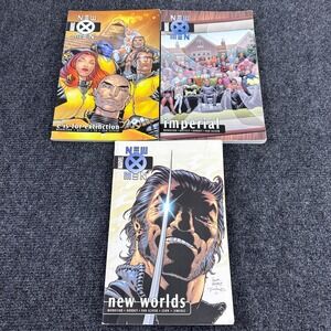 New X-Men Vol 1-3 Grant Morrison TPB Set E is for Extinction Imperial New Worlds